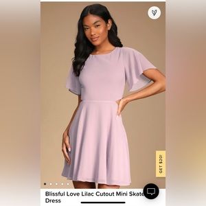Lulu’s Lavender Cocktail Dress